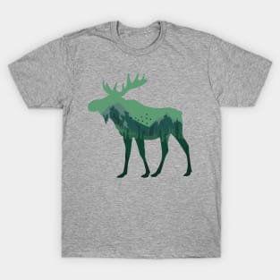 moose lover,moose gift animal moose nature in alaska elk T-Shirt